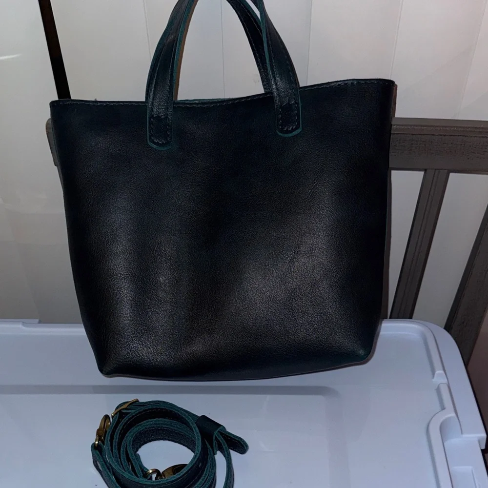 EUCC Portland Leather - mini crossbody tote zipper - Boreal - Picture 2 of 3